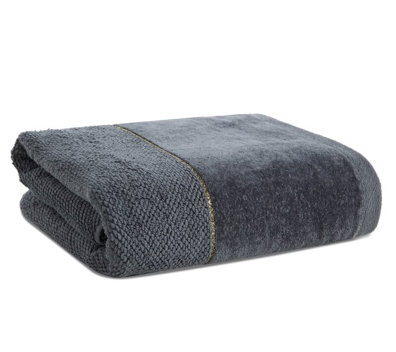 Ręcznik stalowy Aria stalowy 30 x 50 cm – miękki i elegancki