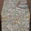 OBRUS BOCONO 40 X 140 CM MUSZTARDOWY