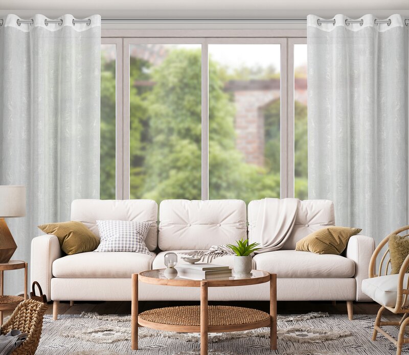 Firana gotowa Amalia biała 140 x 250 cm – rozprasza światło