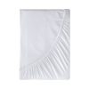 Prześcieradło jersey białe 220 x 200 x 30 cm – miękkie i oddychające