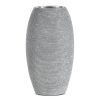 WAZON DEKORACYJNY ELDO 15 X 12 X 27 CM SREBRNY