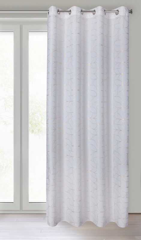 Zasłona gotowa EVI biała 140 x 250 cm – subtelnie filtruje światło
