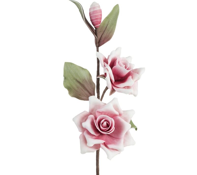 Kwiat dekoracyjny Flore różowy 76 cm – piękno bez pielęgnacji