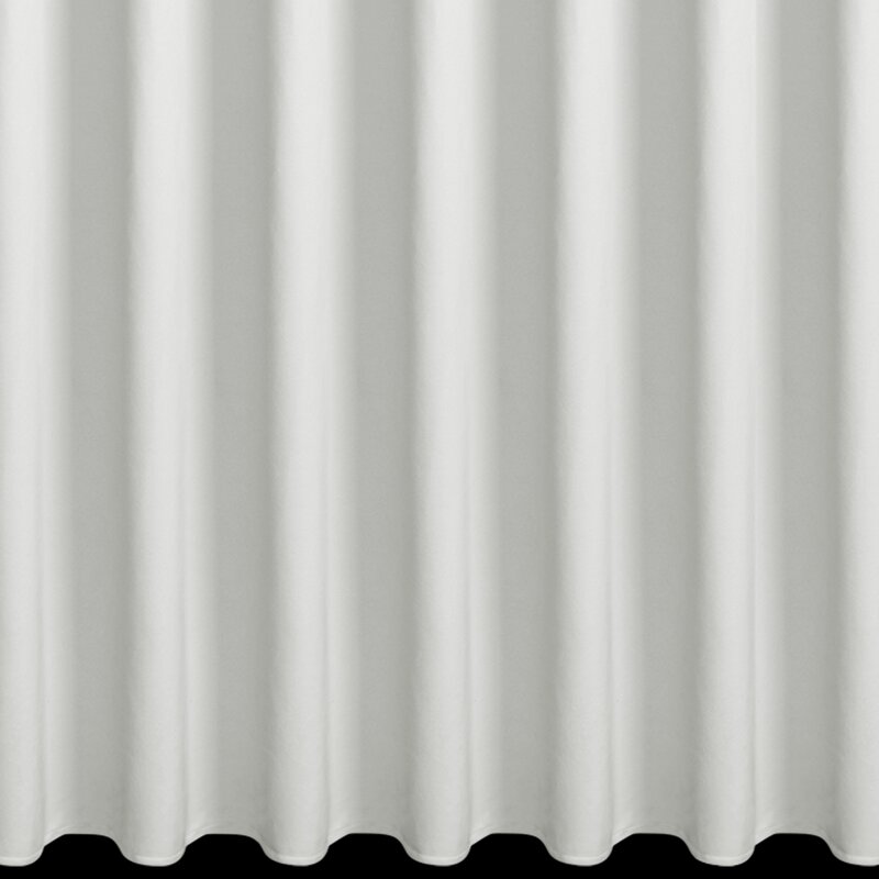 Zasłona gotowa biała 80 x 270 cm – wprowadza blask