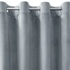 Zasłona gotowa szara 140 x 260 cm – zaciemniająca sypialnię