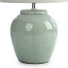 LAMPA DEKORACYJNA TONI (02) O 28 X 43 CM CIEMNOMIĘTOWY