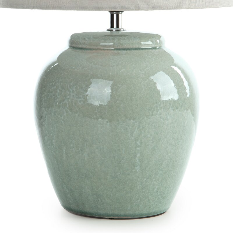 LAMPA DEKORACYJNA TONI (02) O 28 X 43 CM CIEMNOMIĘTOWY