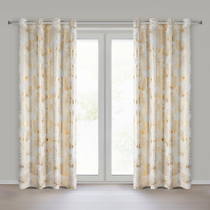 Zasłona gotowa Zaria biała 140 x 250 cm – dodaje blasku wnętrzu