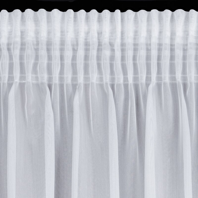 Firana gotowa Mirea biała 350 X 270 CM – rozświetla wnętrze