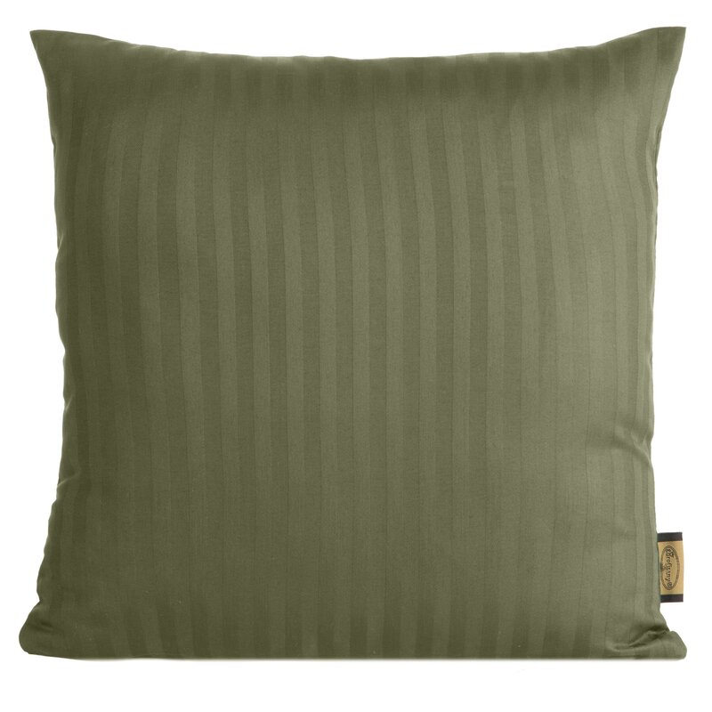 Poszewka na poduszkę oliwkowa 40 x 40 cm – wprowadza spokój