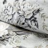 Pościel satynowa Spring srebrna 140x200 cm – elegancki połysk