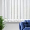 Firana gotowa biała 350 x 145 cm – łatwa w praniu
