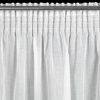 Firana gotowa deszczyk biała 140 x 270 cm – rozświetla wnętrze