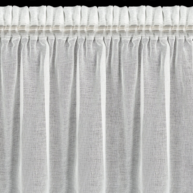 Firana gotowa DANI 1 biała 140 X 250 cm – z falbankami, lekka