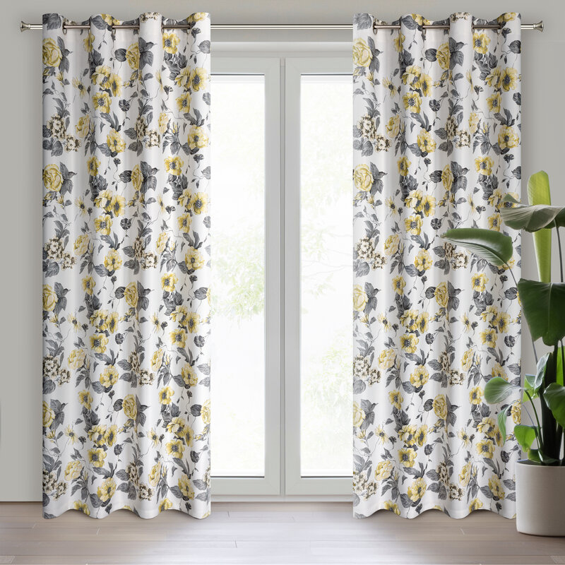 Zasłona gotowa Delia biała 140 X 250 CM – półzaciemniająca