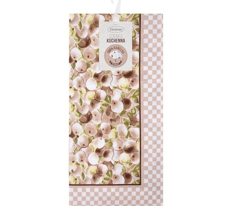 Komplet ściereczek kuchennych 2szt 50x70 cm bawełniany kolor beżowy 200 g/m2 MELANI – ciepły i domowy charakter