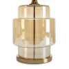 Lampa stołowa IAN (02) czarna O 38 x 57 cm – ciepłe, nastrojowe światło