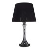 Lampa stołowa Alina czarna O 26 x 60 cm – tworzy przytulną atmosferę