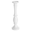 Świecznik ceramiczny Joly biały o 11 x 39 cm – subtelny blask