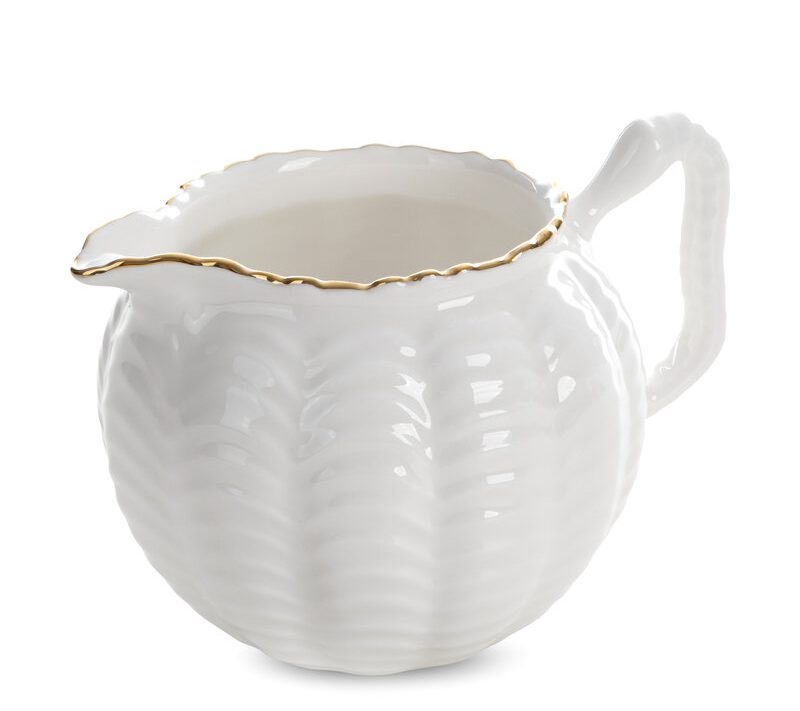 Naczynie dekoracyjne ceramiczne kremowe 14 X 10 X 8 cm – do ozdoby i serwowania
