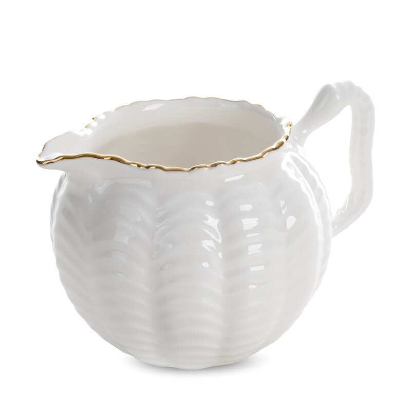 Naczynie dekoracyjne ceramiczne kremowe 14 X 10 X 8 cm – do ozdoby i serwowania