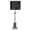 Lampa stołowa Neli czarna O 23 x 66 cm – stworzy klimat