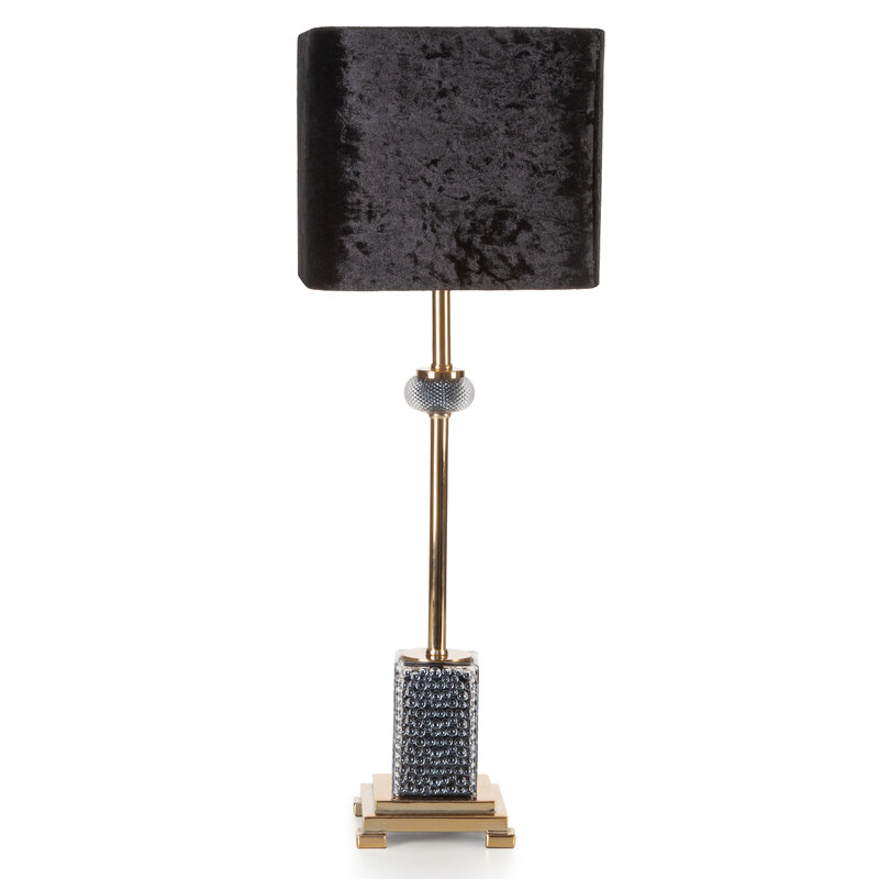 Lampa stołowa Neli czarna O 23 x 66 cm – stworzy klimat