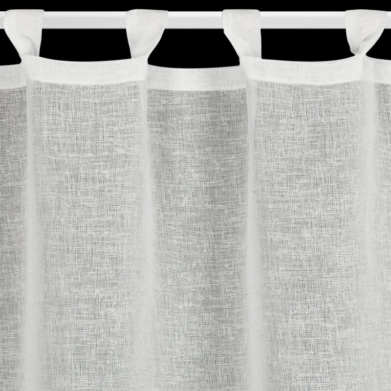Zasłona świąteczna SW/XMAS biała 90x150 cm – gotowa do zawieszenia