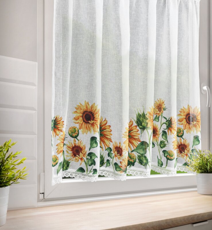 FIRANA GOTOWA HELIA 150 X 90 CM BIAŁY