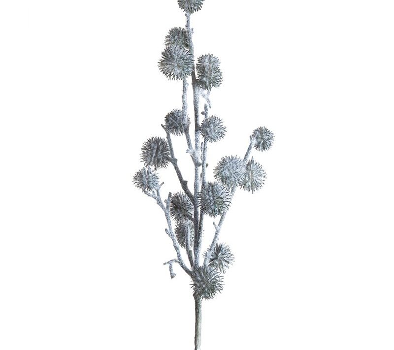 Kwiaty zimowe zielone 74 cm – doda blasku wnętrzu