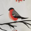 KOMPLET POŚCIELI ŚWIATECZNEJ BERRY 140 X 200 CM BIAŁY