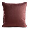 Poszewka velvet różowa 45 x 45 cm – wprowadza romantyczny nastrój