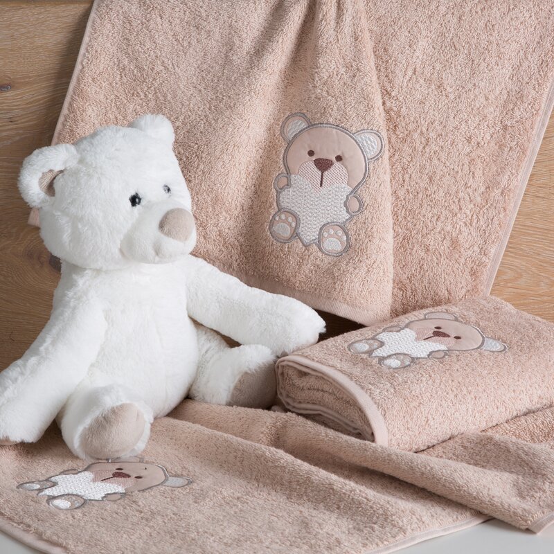 RĘCZNIK DZIECIĘCY BABY54 50 X 90 CM BEŻOWY