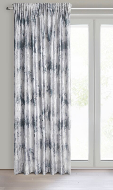 Zasłona gotowa srebrna 140 x 270 cm – zaciemnia i chroni