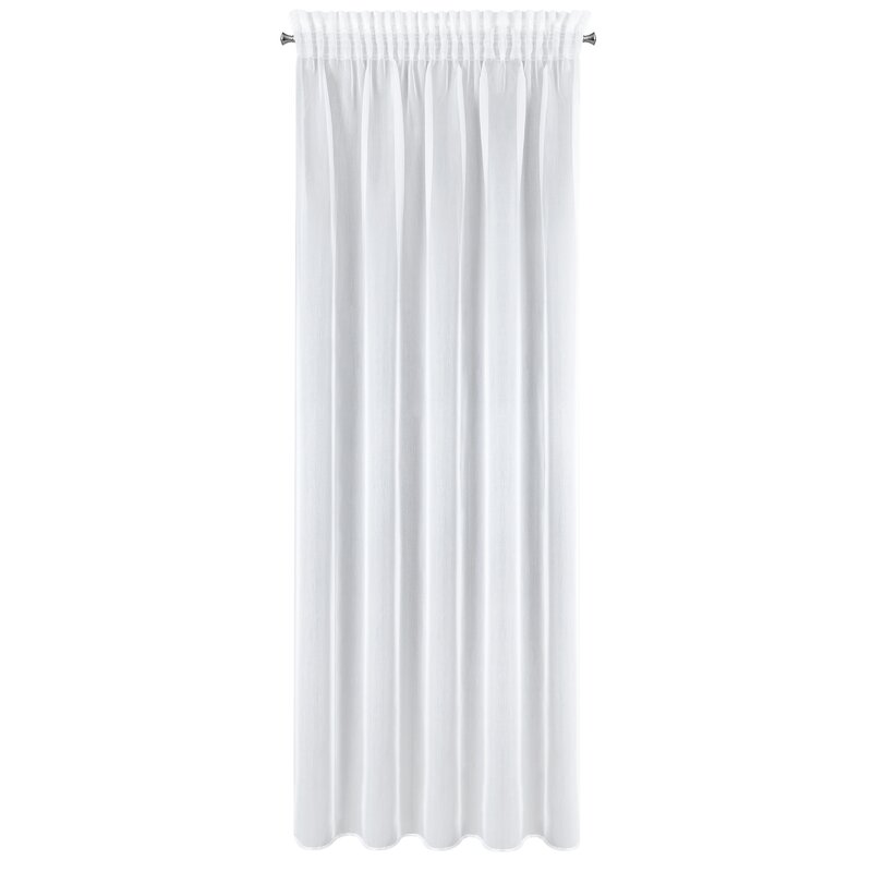 Firana gotowa Mirea biały 140 x 270 cm – rozjaśnia wnętrze