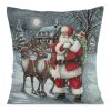Poszewka świąteczna GOB/CHP popielata 45X45 cm – elegancka dekoracja