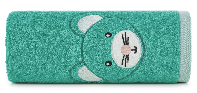 Ręcznik dla dziecka Baby71 miętowy 70 x 140 cm – miękki i chłonny