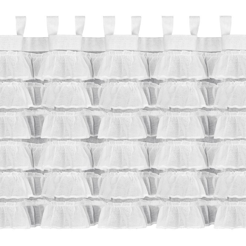 FIRANA GOTOWA LILIA 2 NA SZELKACH 150 X 70 CM BIAŁY