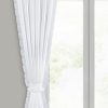Firana gotowa biała 140 x 270 cm – rozprasza światło