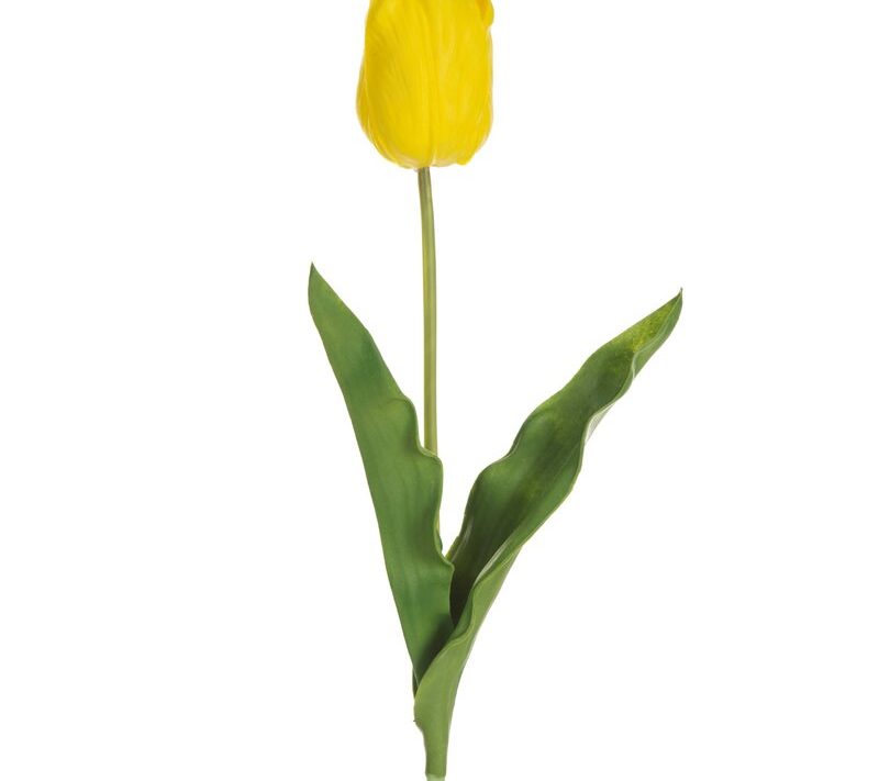 Kwiat NATU tulipan żółty 56 cm – ożywi wnętrze