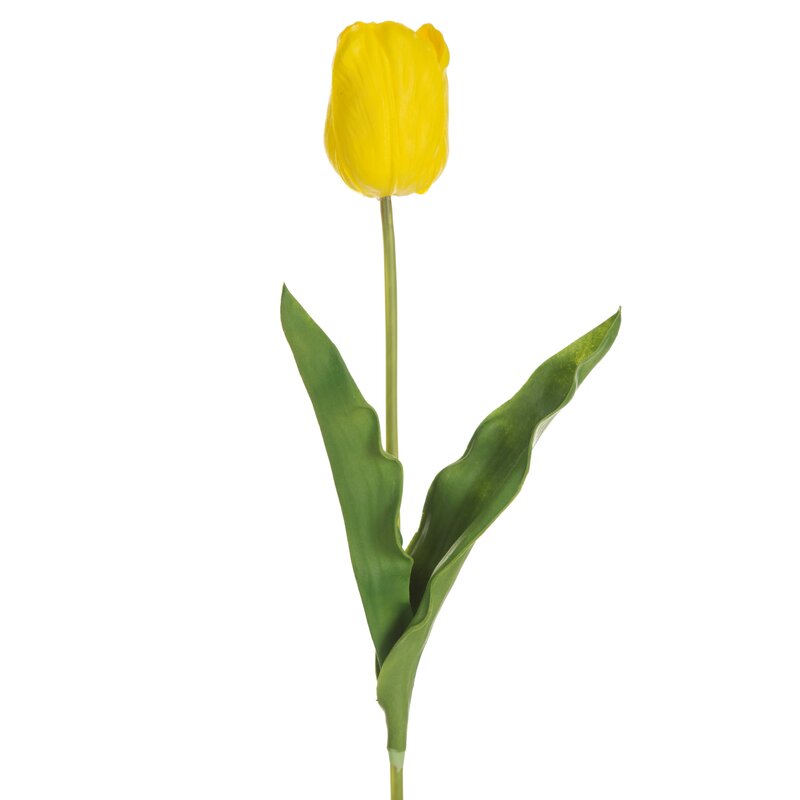 Kwiat NATU tulipan żółty 56 cm – ożywi wnętrze