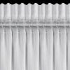 Firana gotowa biała 140 x 270 cm – rozjaśnia wnętrze
