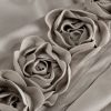 ZASŁONA GOTOWA ROSES 14 NA TAŚMIE 140 X 270 CM BEŻOWY