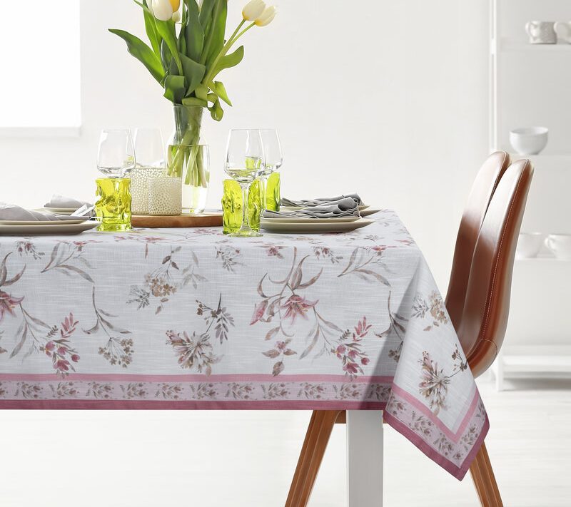 Obrus z nadrukiem Summer6 naturalny 140 x 220 cm – wprowadza harmonię
