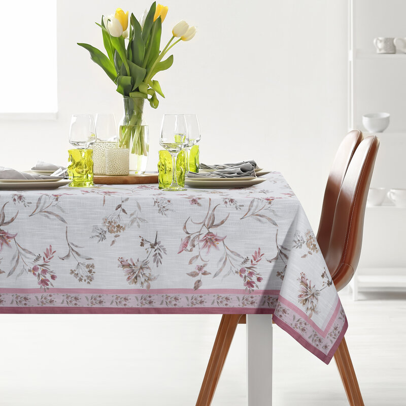 Obrus z nadrukiem Summer6 naturalny 140 x 220 cm – wprowadza harmonię