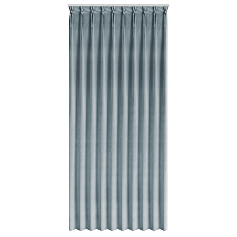 Zasłona gotowa szara 125 x 270 cm – zaciemnienie sypialni