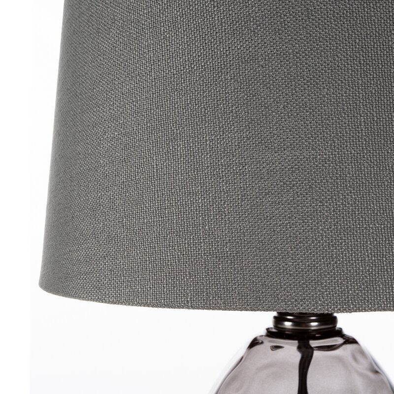 Lampa stołowa Maya grafitowa 30 x 59 cm – tworzy przytulną atmosferę