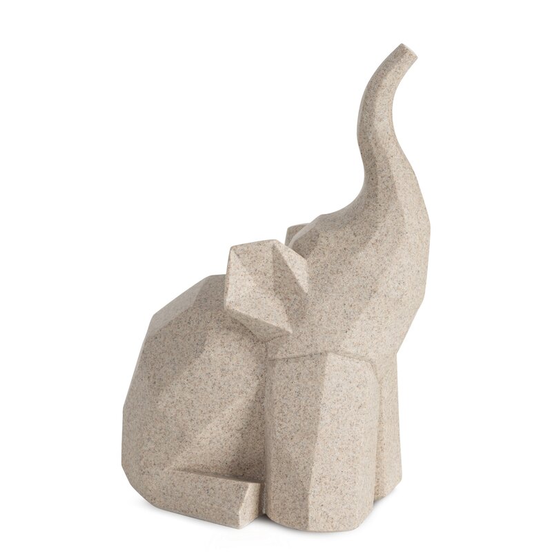 Figurka ceramiczna Logan beżowa 18 x 14 x 27 cm – idealna na prezent
