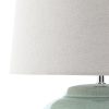 LAMPA DEKORACYJNA TONI (01) O 38 X 57 CM CIEMNOMIĘTOWY