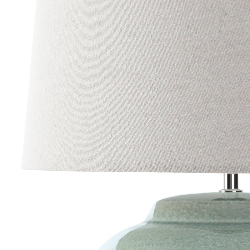 LAMPA DEKORACYJNA TONI (01) O 38 X 57 CM CIEMNOMIĘTOWY